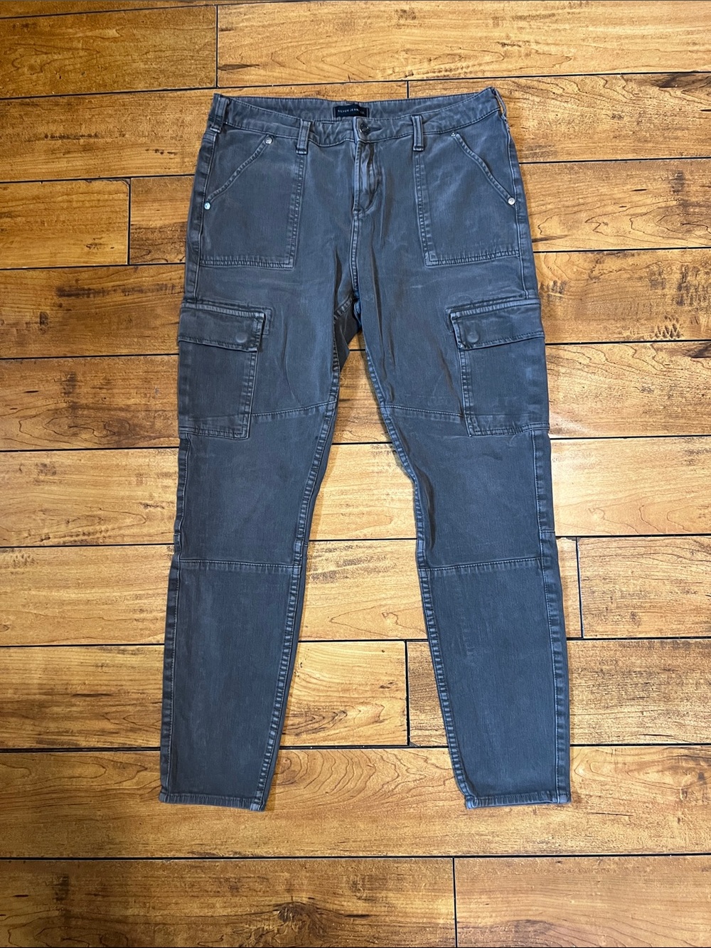 Silver Jeans stretchy skinny cargo Utility Pants
